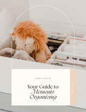 Load image into Gallery viewer, Memento Organizing Guide