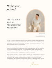 Load image into Gallery viewer, Memento Organizing Guide