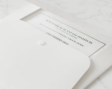 Load image into Gallery viewer, Simply Spaced archival media folder in white.