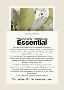Emergency Prep Ebook