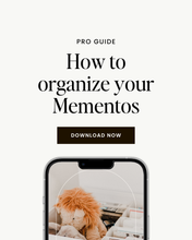 Load image into Gallery viewer, Memento Organizing Guide
