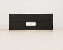 Load image into Gallery viewer, Simply Spaced archival card box in black.
